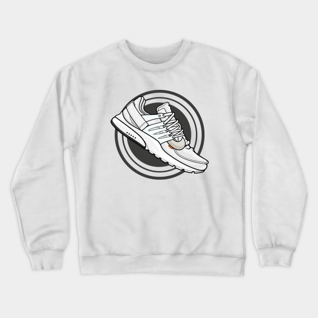 Presto OFW White Sneaker Crewneck Sweatshirt by milatees